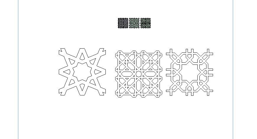 Multiple pattern elevation blocks drawing detail dwg file