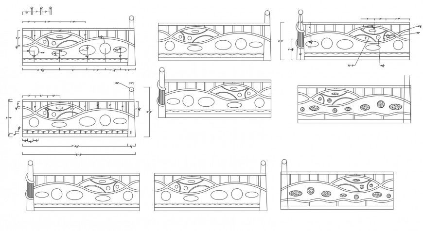 Multiple single bed elevation blocks cad drawing details dwg file