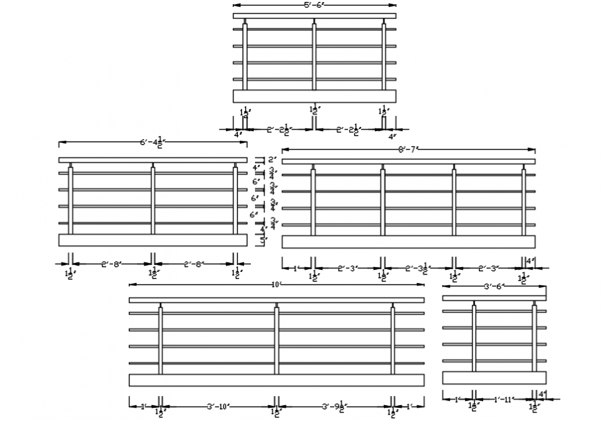 Multiple staircase blocks for house dwg file