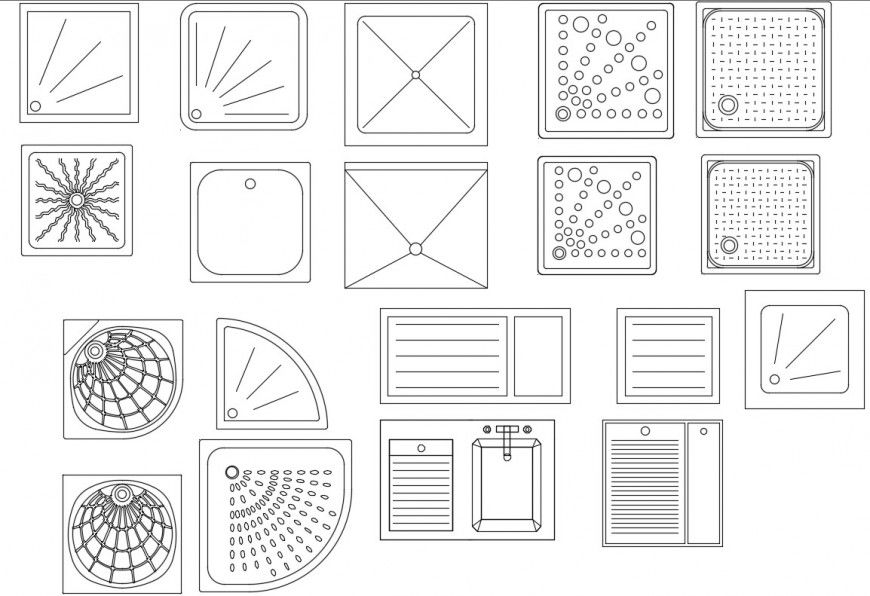 Multiple steel kitchen sink elevation blocks details dwg file