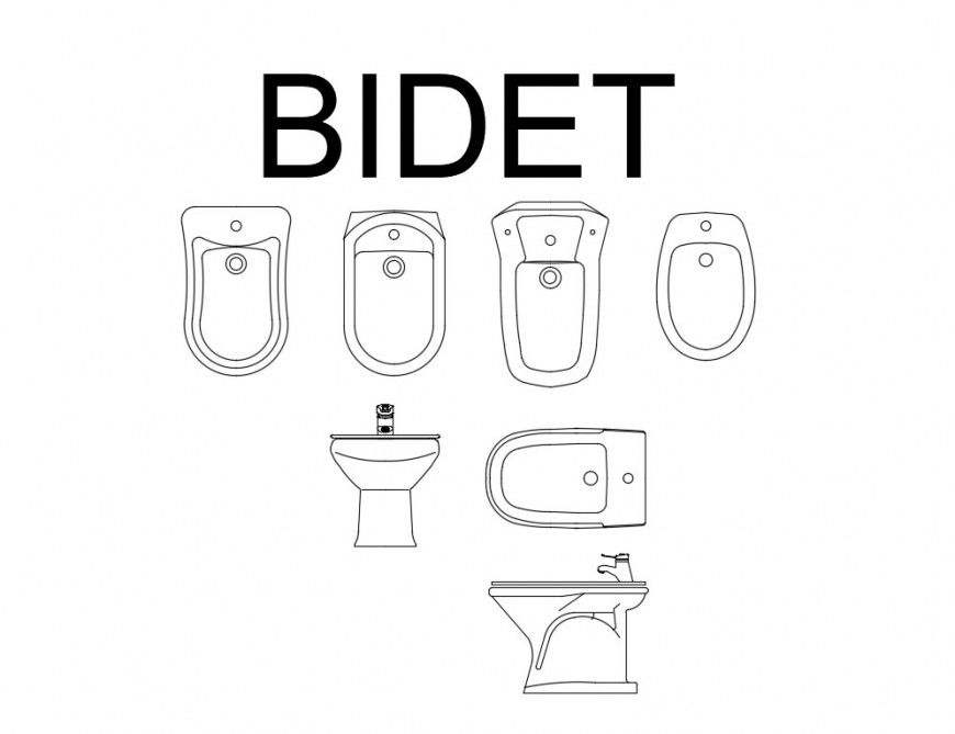Multiple toilet sheet elevation blocks cad drawing details dwg file