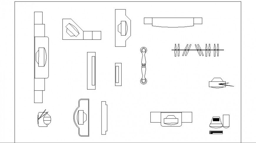 Multiple tv cabinets and house furniture blocks cad drawing details dwg file