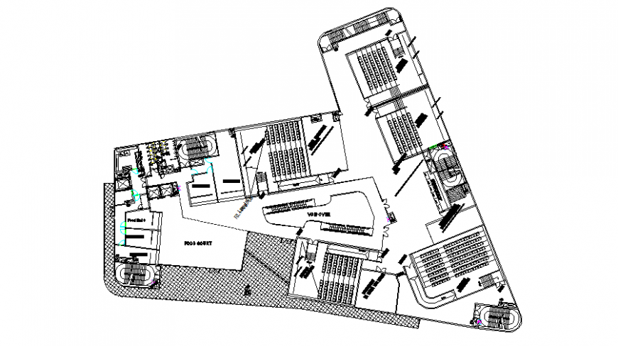 Multiplex planning detail dwg file