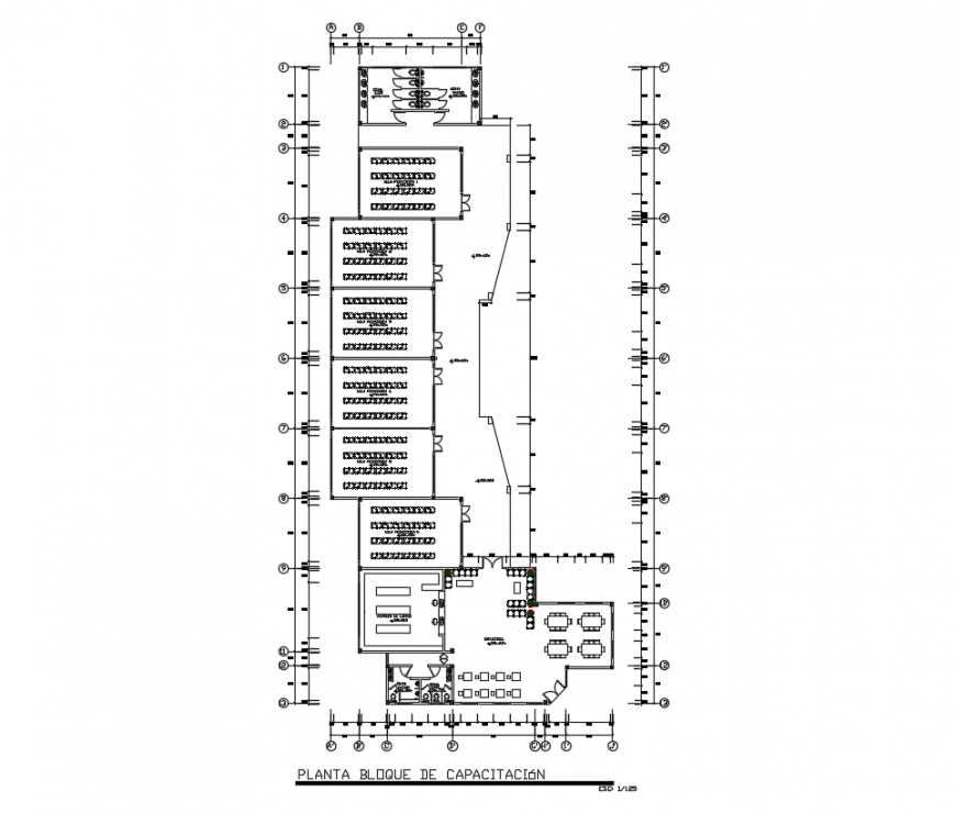 Multiplex theater projects drawing and detail dwg file