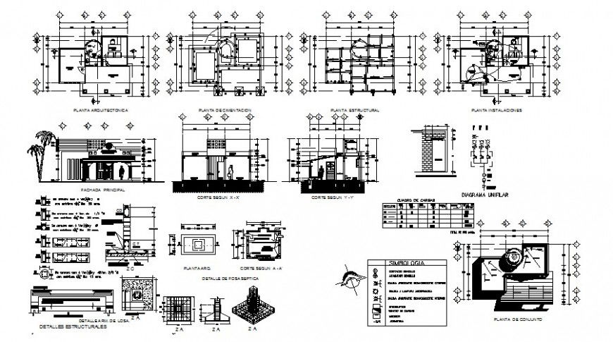 Municipal agency government building detailed architecture project dwg file