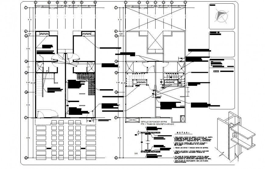 Naming house plan detail dwg file