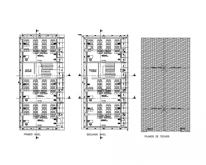 National college first and second floor plan details with foundation plan dwg file