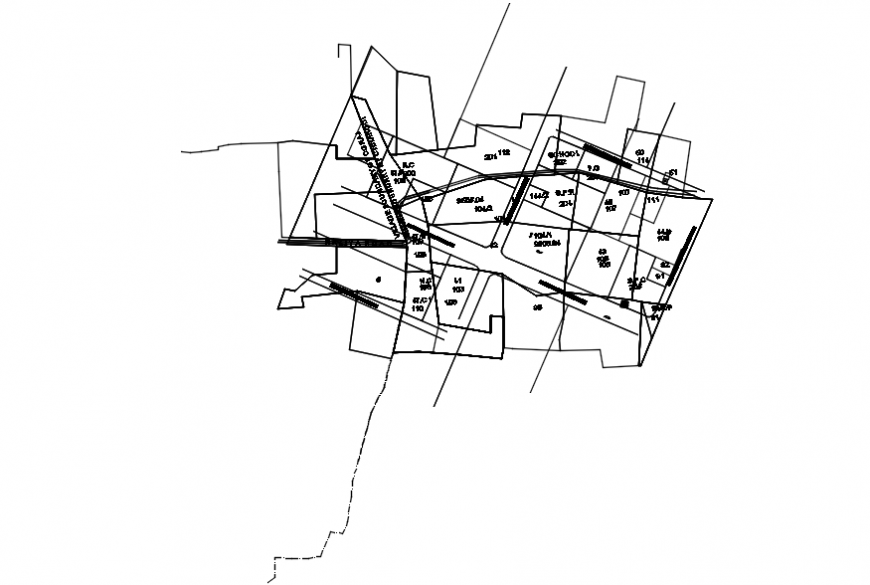 New apartment building block site plan cad drawing details dwg file