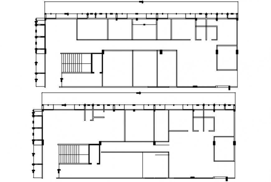 New office floor framing plan structure cad drawing details dwg file
