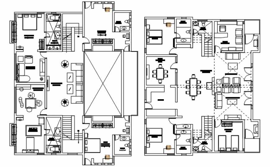 Nokia house floor plan distribution cad drawing details dwg file