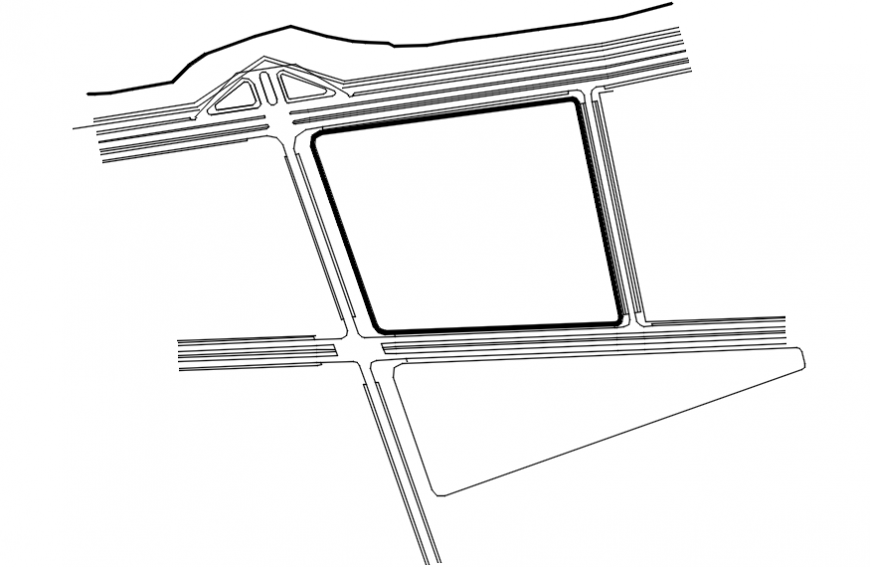 Normal site framing plan cad drawing details dwg file