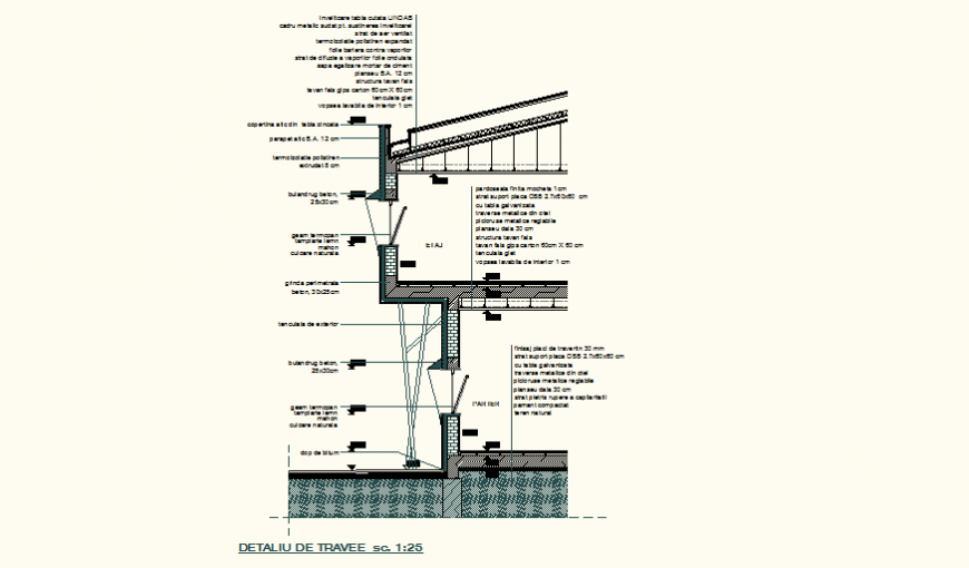 Nursing home section detail plan and elevation layout file
