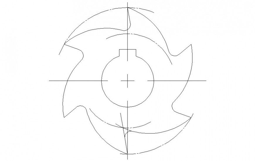 Nut-bolt fasteners drawing 2d view in dwg format