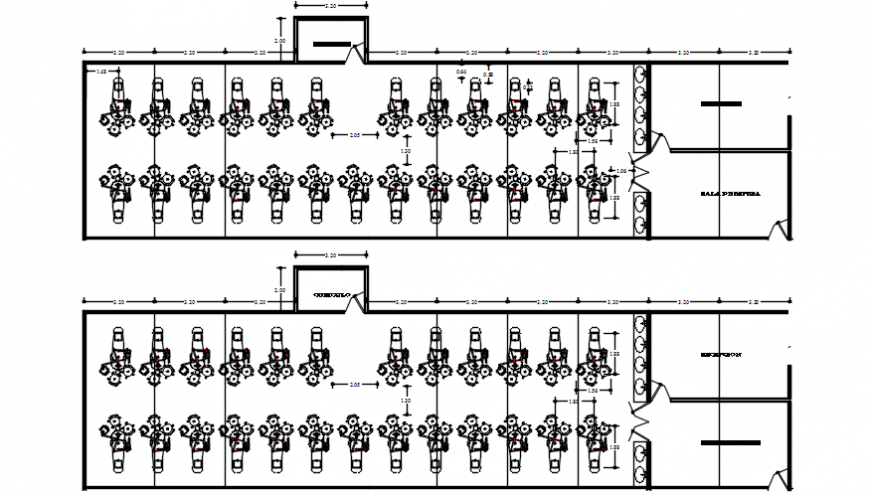 Odonotology clinic floor plans cad file
