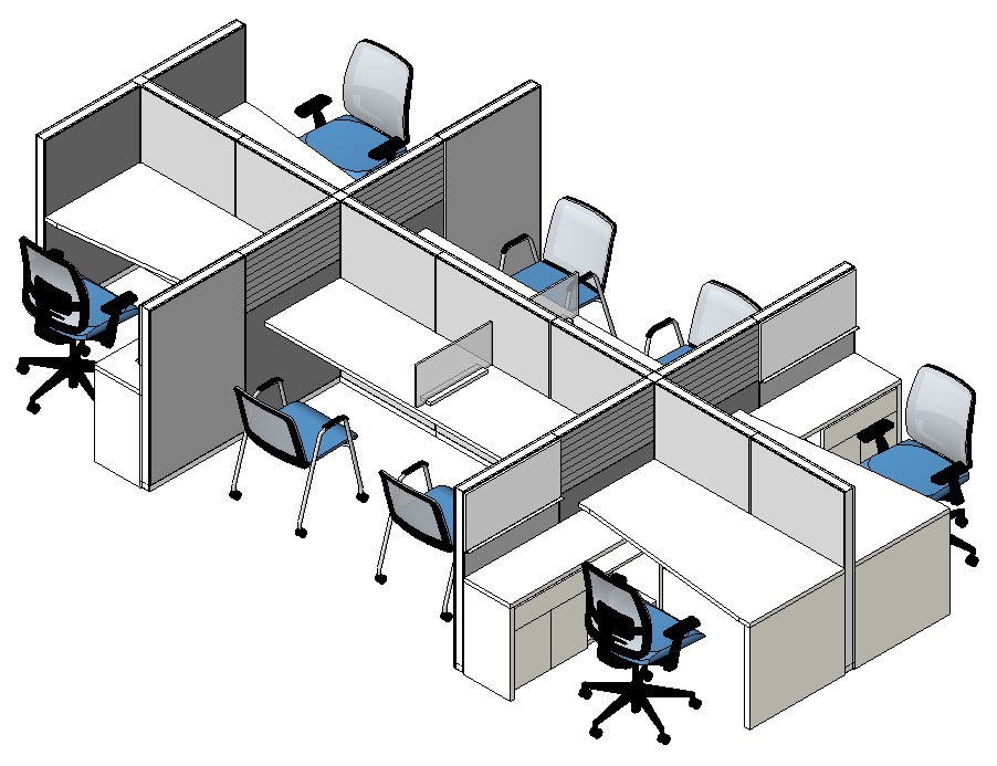 office design model 3d