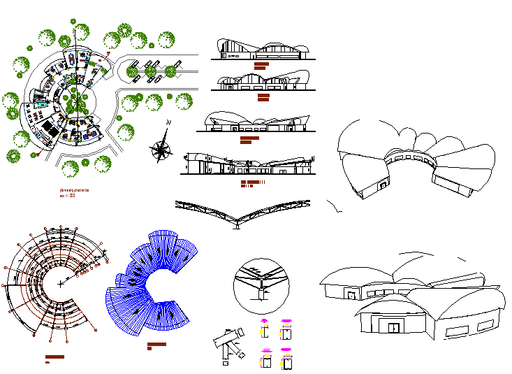 office plan architecture planing and 3d view design