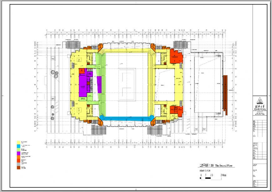 Office building architecture layout plan drawing psd file