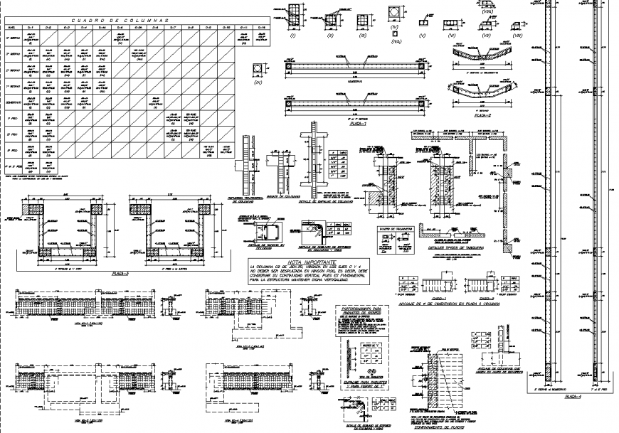 Office building construction joinery detail in dwg file.