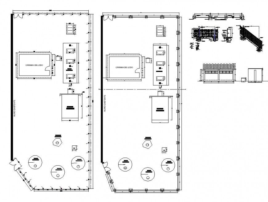 Office building structure detail 2d view layout plan in autocad format
