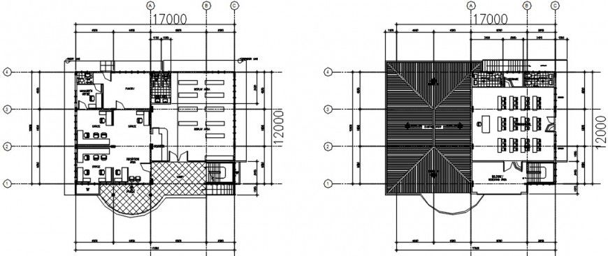 office floor detail cad file