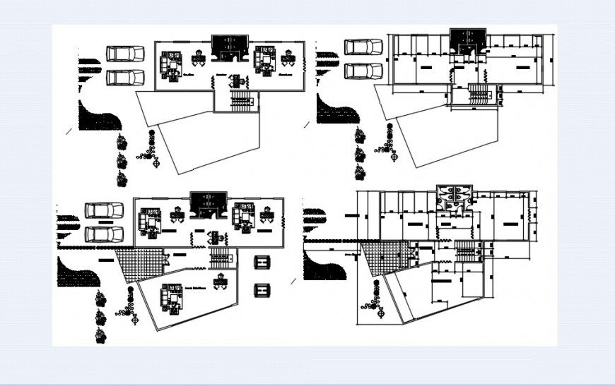 Office floor plan in AutoCAD file