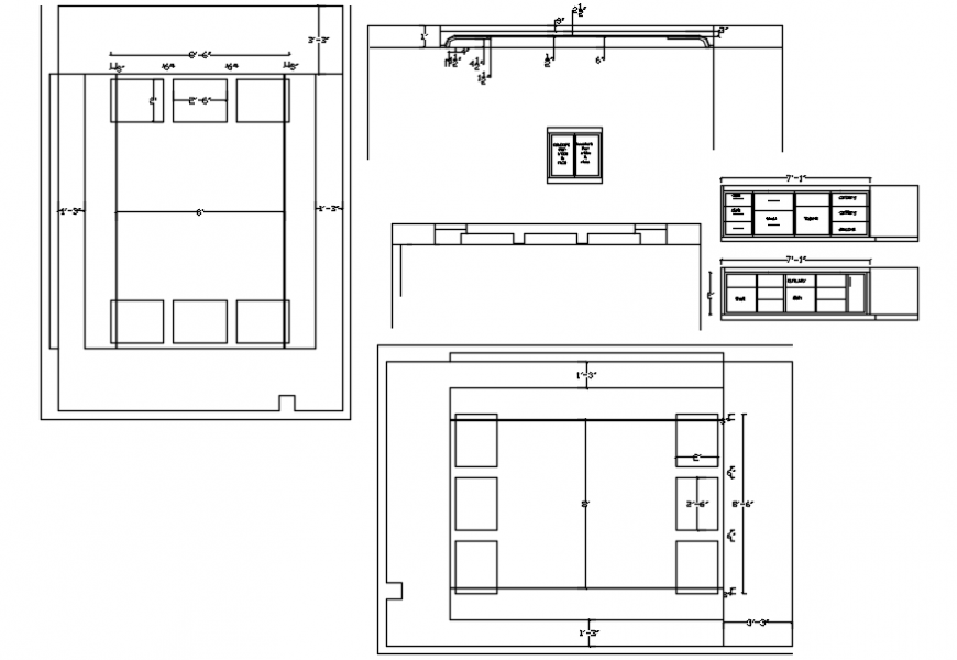 Office furniture detailing model
