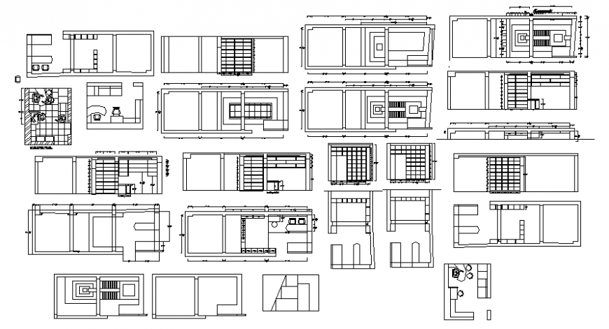 Office room drawings detail 2d view plan autocad software file