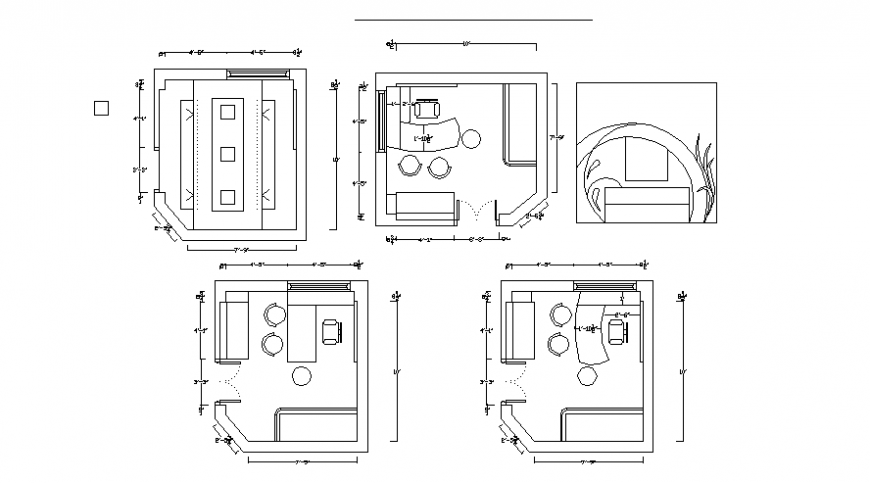 Office room plan drawings 2d view autocad software file