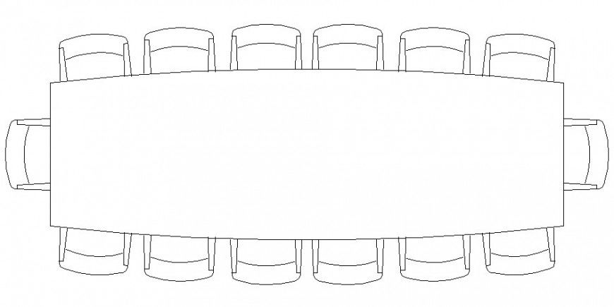 Office table and chair detail 2d view CAD furniture block layout dwg file