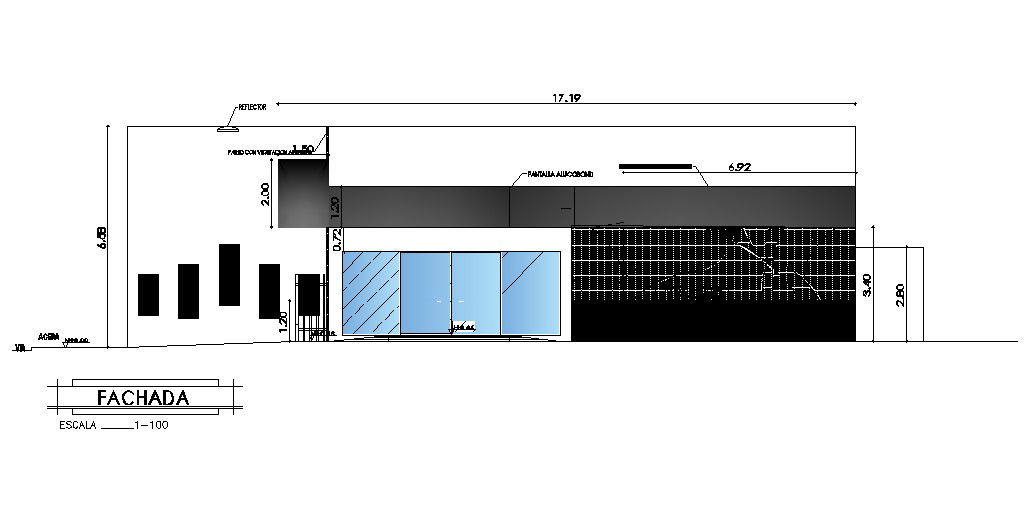 office left side view details AutoCAD files, cad files, dwg drawing