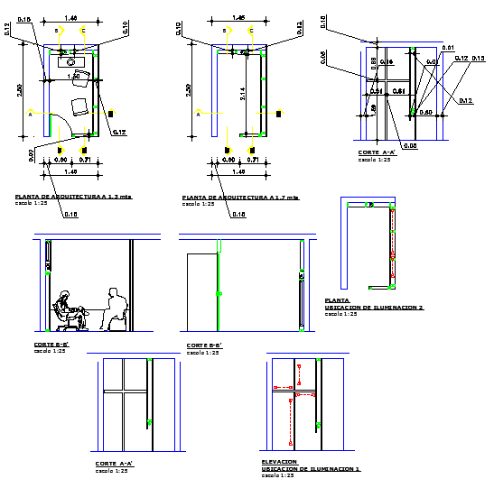offices adapted small spaces design