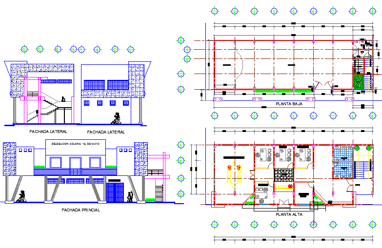 offices with auditorium floor plan design