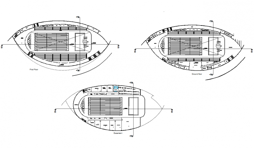 Olympic pool design planning autocad file