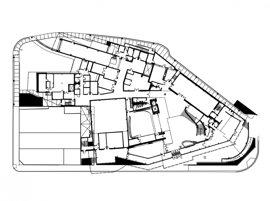 One family house general framing plan cad drawing details dwg file
