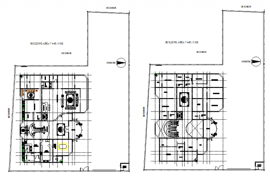 One family house layout plan and framing plan cad drawing details dwg file