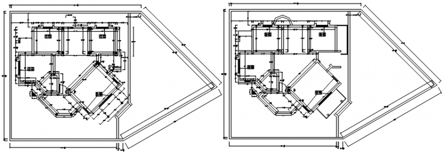 One family House of visnagar layout plan and framing plan drawing details dwg file