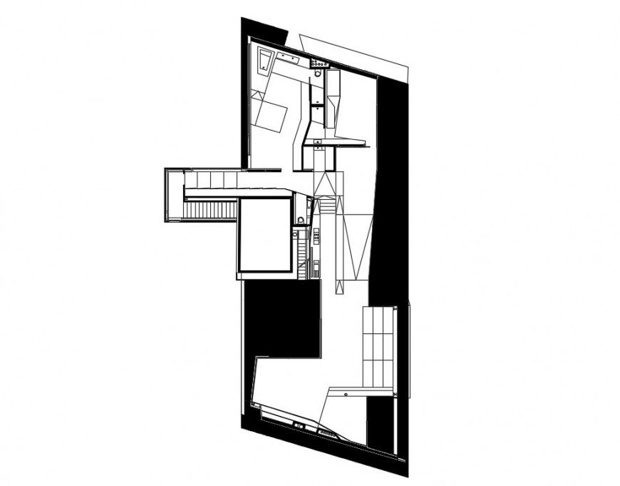 One family house sanitary installation and plan details dwg file
