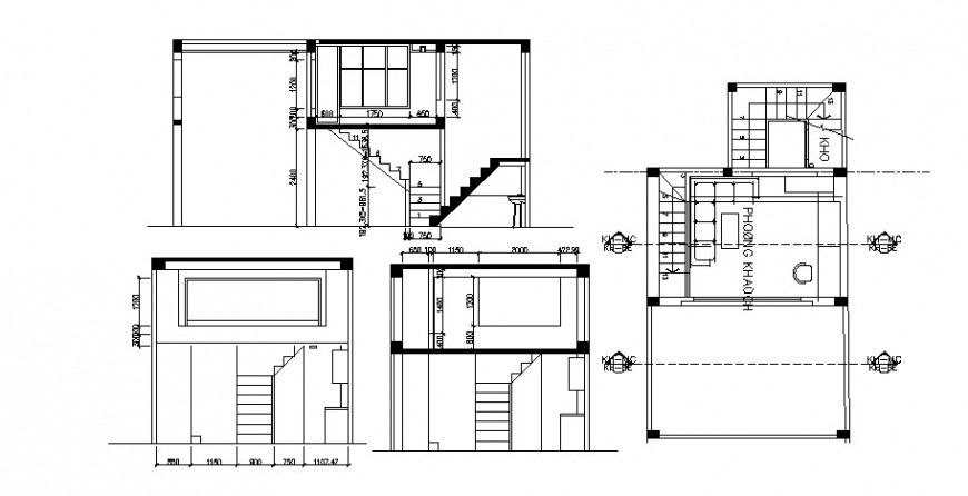 One family house section and drawing room cad drawing details dwg file