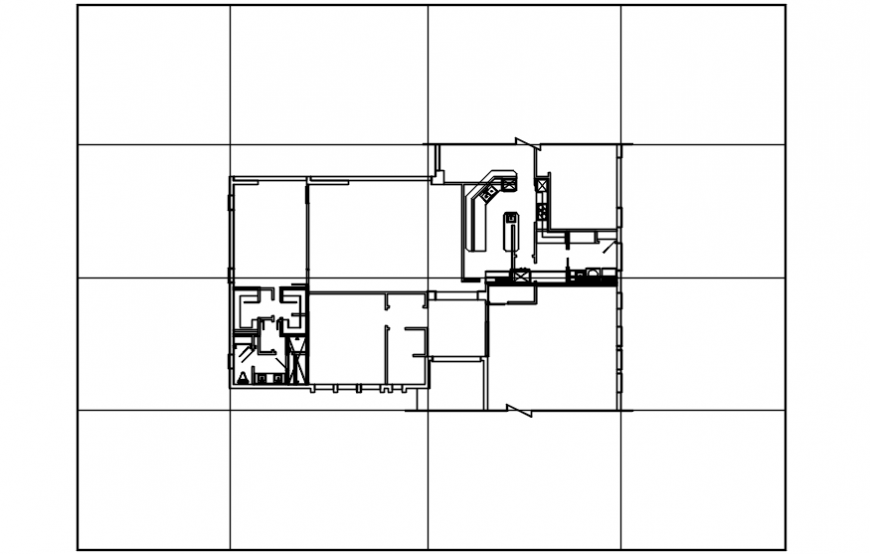 One family house with master bedroom framing plan structure details dwg file