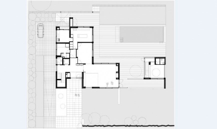 One family residential house layout plan cad drawing details jpg file