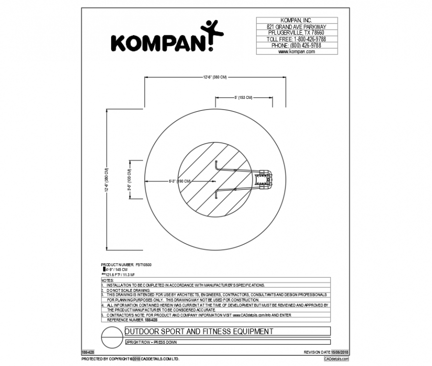 Outdoor sports equipment for kids for garden dwg file