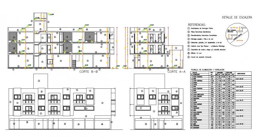 Outer exterior elevation of a building design