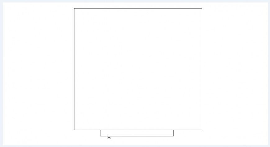 Oven elevation 2d block cad drawing details dwg file