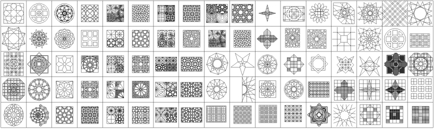 Pavement design block in dwg file.