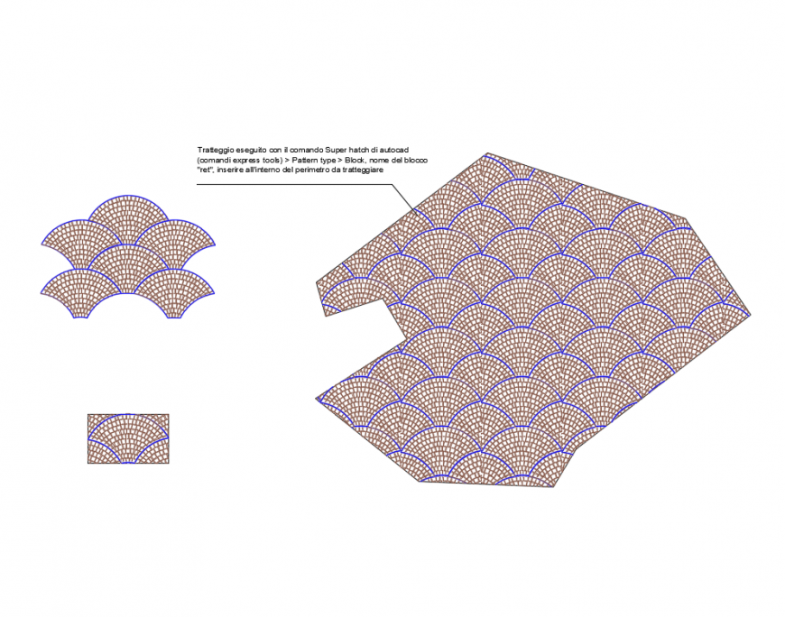 Peacock tail elevation and design cad drawing dwg file