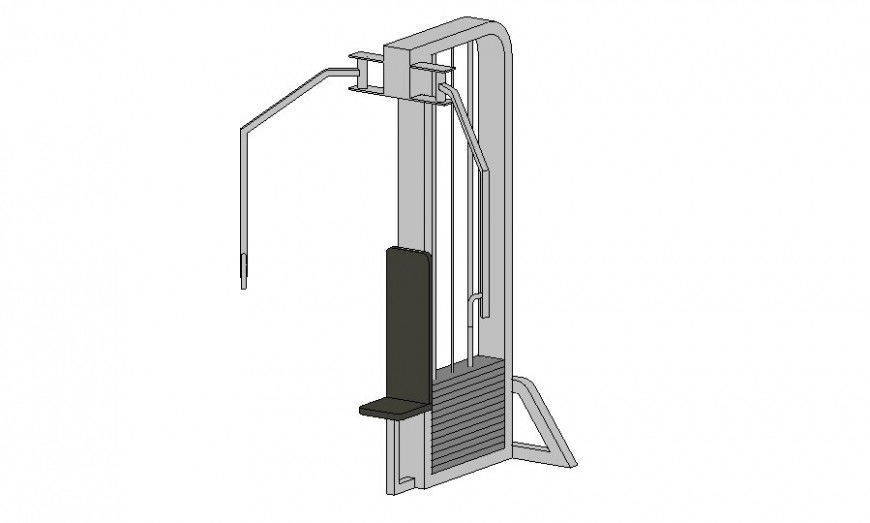Pectrol fly machinery units of gyming units Revit file