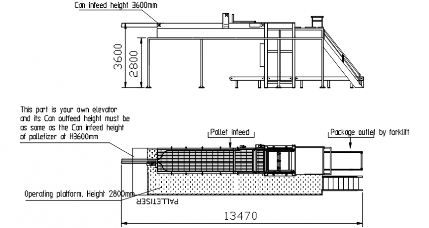 Pedestal bridge section and construction drawing details dwg file