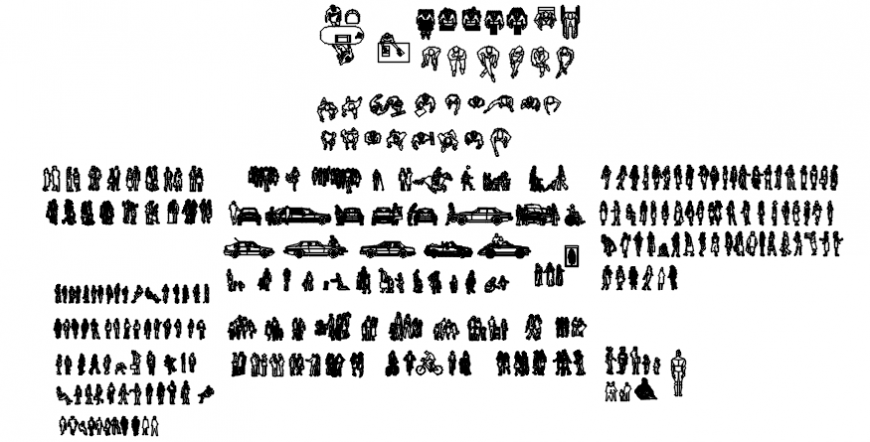 People different position of view in AutoCAD file