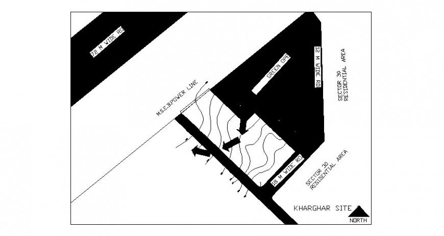 Pharmaceutical research institute detail site plan in dwg AutoCAD file.