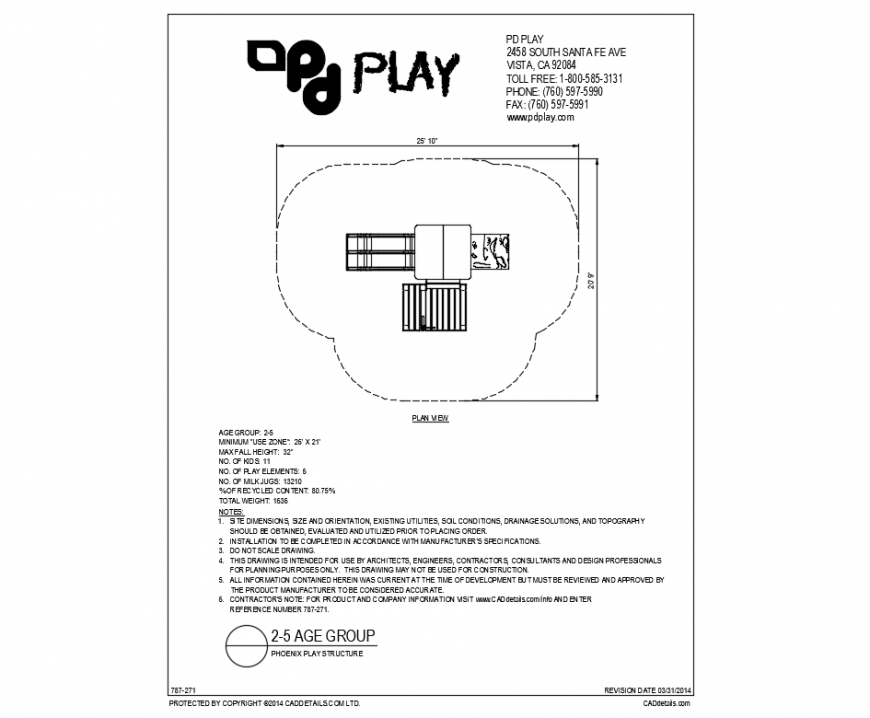 Phoenix park plan and landscaping details dwg file